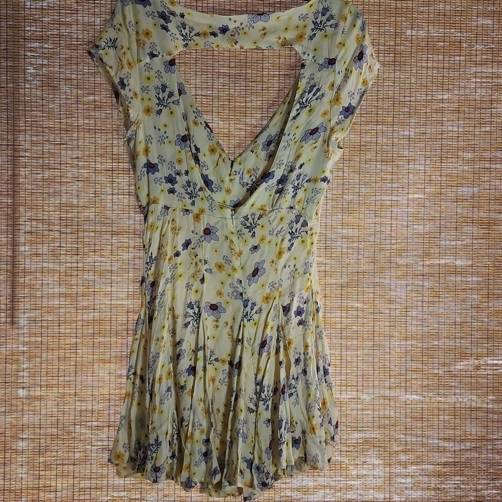 NWOT Free people Floral Mini Dress Junior Size